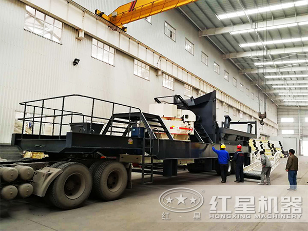 車載流動(dòng)制砂機(jī)